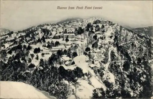 Ak Murree Pakistan, Pindi Point, Gesamtansicht