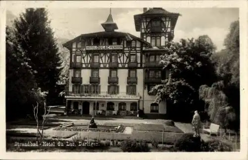 Ak Kandersteg Kanton Bern, Strandbad, Hotel du Lac