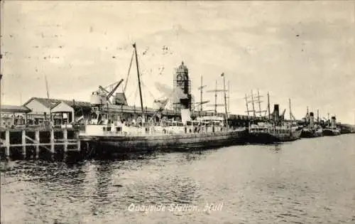 Ak Kingston upon Hull, Yorkshire, England, Quayside Station