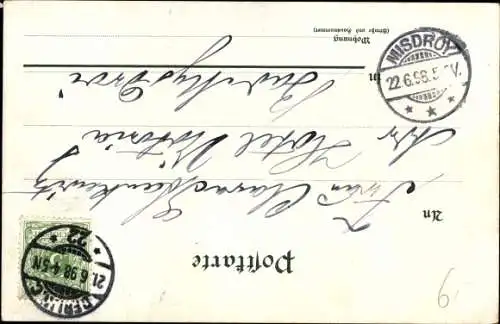 Litho Richard Wagner Serie, Kriemhild, Nibelungensage