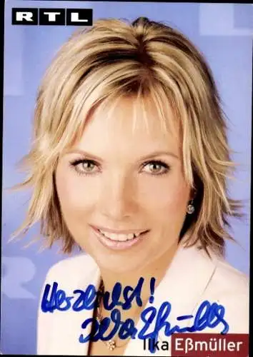 Ak Schauspielerin Ilka Eßmüller, Portrait, Autogramm, RTL