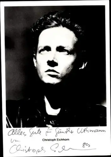 Ak Schauspieler Christoph Eichhorn, Portrait, Autogramm