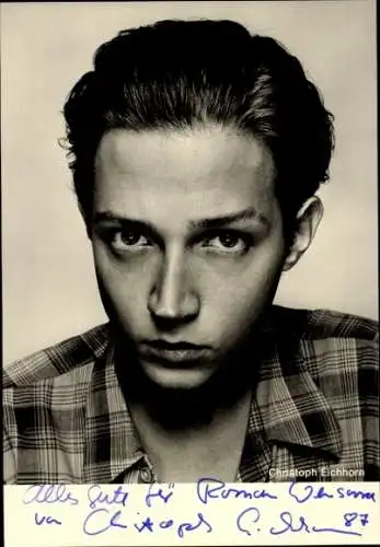 Ak Schauspieler Christoph Eichhorn, Portrait, Autogramm