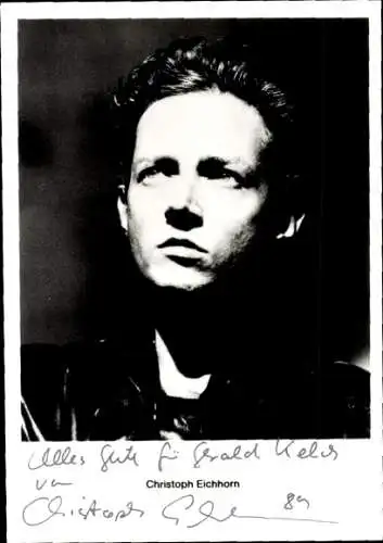 Ak Schauspieler Christoph Eichhorn, Portrait, Autogramm