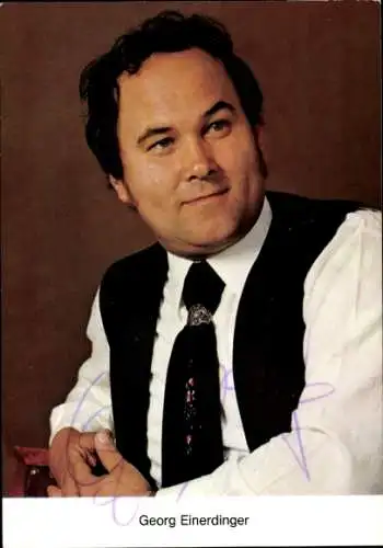 Ak Schauspieler Georg Einerdingen, Portrait, Autogramm