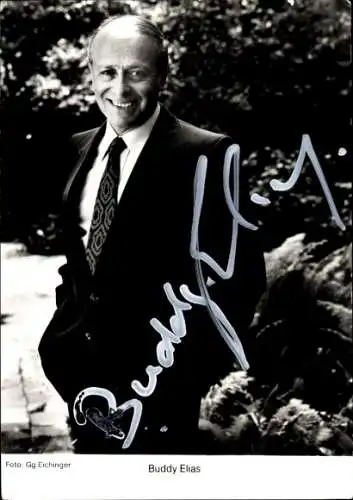 Ak Schauspieler Buddy Elias, Portrait, Autogramm