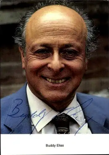 Ak Schauspieler Buddy Elias, Portrait, Autogramm