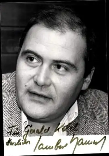 Ak Schauspieler Lambert Hamel, Portrait, Autogramm