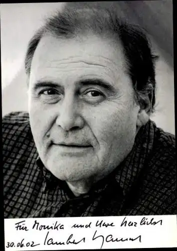 Ak Schauspieler Lambert Hamel, Portrait, Autogramm