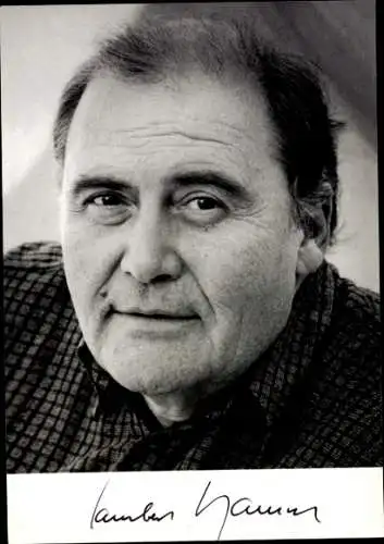 Ak Schauspieler Lambert Hamel, Portrait, Autogramm