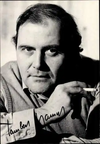 Ak Schauspieler Lambert Hamel, Portrait, Autogramm, Zigarette