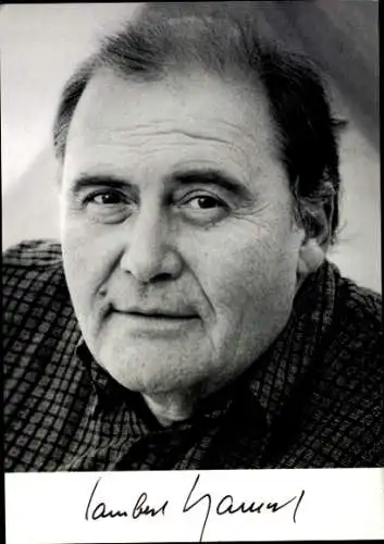 Ak Schauspieler Lambert Hamel, Portrait, Autogramm