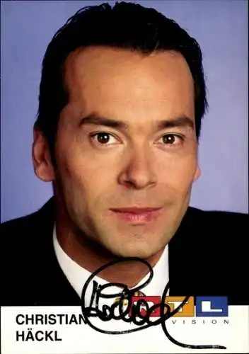 Ak Schauspieler Christian Häckl, Portrait, Autogramm