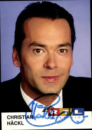 Ak Schauspieler Christian Häckl, Portrait, Autogramm