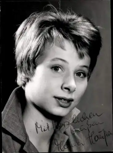 Ak Schauspielerin Maria Häußler, Portrait, Autogramm