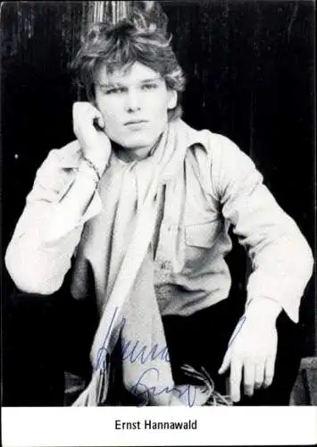 Ak Schauspieler Ernst Hannawald, Portrait, Autogramm