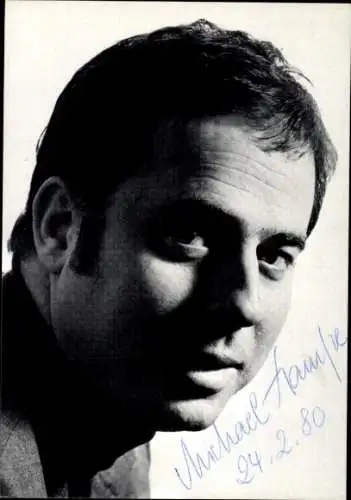 Ak Schauspieler Michael Hampe, Portrait, Autogramm