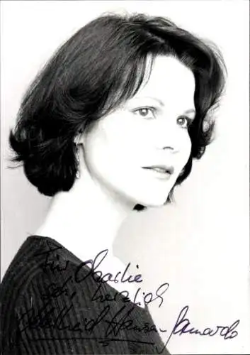 Ak Schauspielerin Adelheid Hansen-Samardo, Portrait, Autogramm