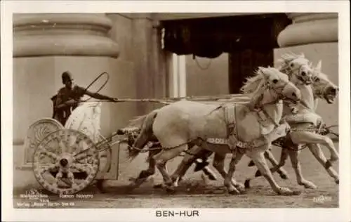 Ak Schauspieler Ramon Novarro, Filmszene, Ben Hur