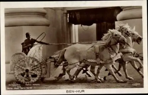 Ak Schauspieler Ramon Novarro, Filmszene, Ben Hur