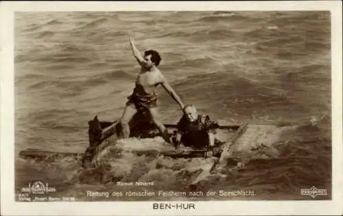Ak Schauspieler Ramon Novarro, Filmszene aus Ben Hur