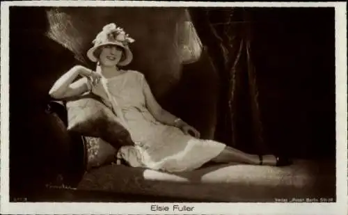 Ak Schauspielerin Elsie Fuller, Portrait