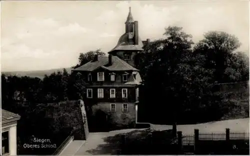 Ak Siegen in Westfalen, Oberes Schloss