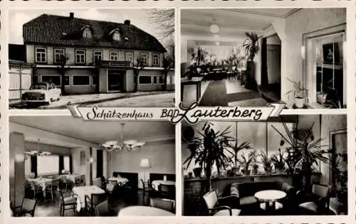 Ak Bad Lauterberg im Harz, Hotel Schützenhaus, Innenansichten