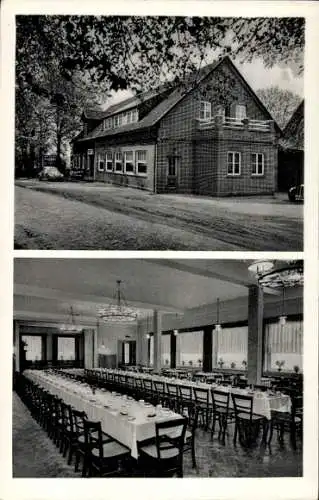 Ak Wulsbüttel Hagen im Bremischen Niedersachsen, Wünsch's Sommergarten, Saal