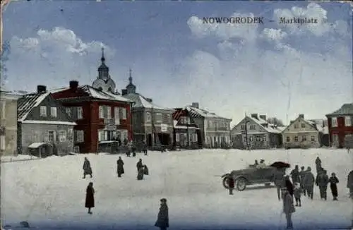 Ak Nawahradak Nowogrodek Weißrussland, Marktplatz