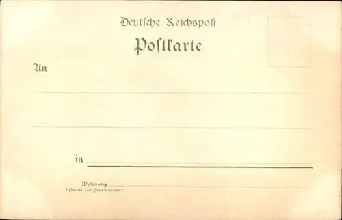 Litho Sarre Union Saarunion Elsass Bas Rhin, Hauptplatz, Brücke