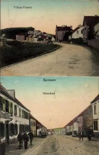 Ak Spiesen Elversberg Saarland, Villen-Viertel, Oberdorf
