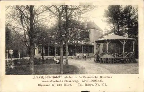 Ak Apeldoorn-Gelderland, Paviljoen Hotel