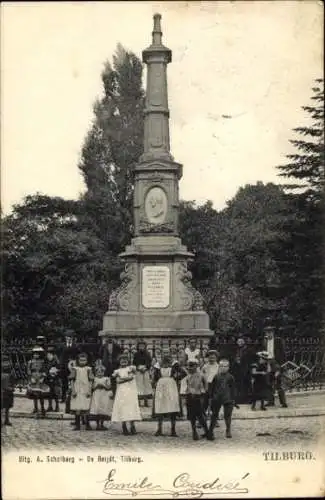 Ak Tilburg Nordbrabant Niederlande, Gedenknaald