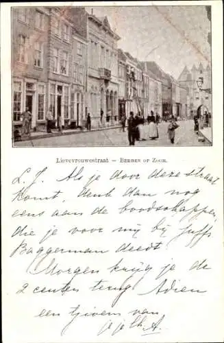 Ak Bergen op Zoom Nordbrabant Niederlande, Lieuvevrouwestraat