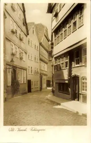 Ak Kassel in Hessen, Altstadt, Fuldagasse