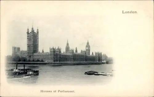 Ak London City England, Houses of Parliament