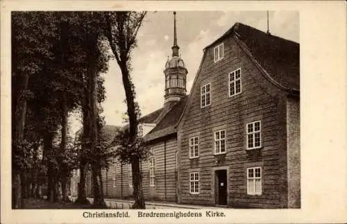Ak Christiansfeld Kolding Dänemark, Brodremenighedens Kirche