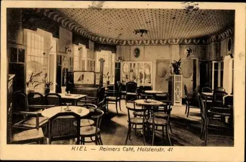 Ak Kiel, Reimers Café, Holstenstraße 41, Gastraum