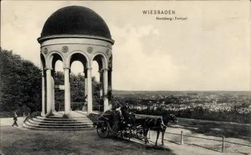 Ak Wiesbaden in Hessen, Neroberg, Tempel