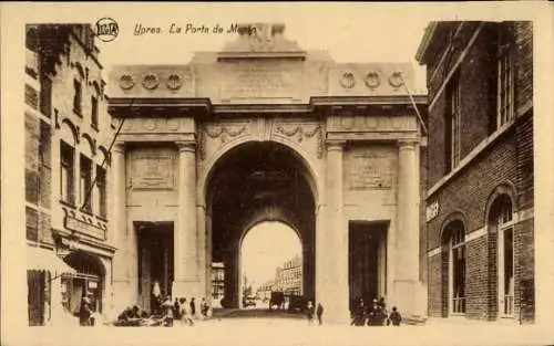 Ak Ypres Ypern Westflandern, Porte de Manin