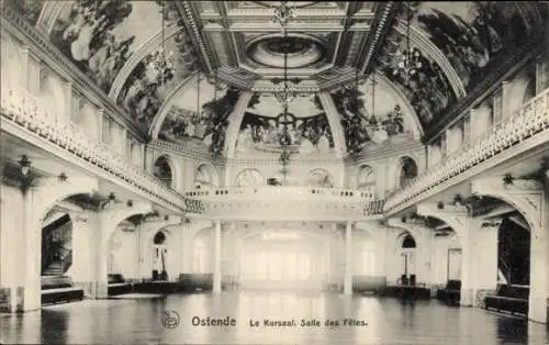 Ak Oostende Ostende Westflandern, Kursaal, Festsaal