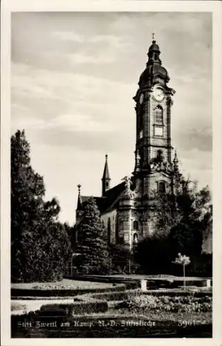 Ak Zwettl am Kamp Niederösterreich, Stiftskirche