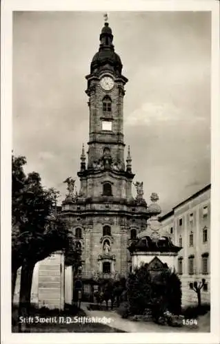 Ak Zwettl Niederösterreich, Stiftskirche