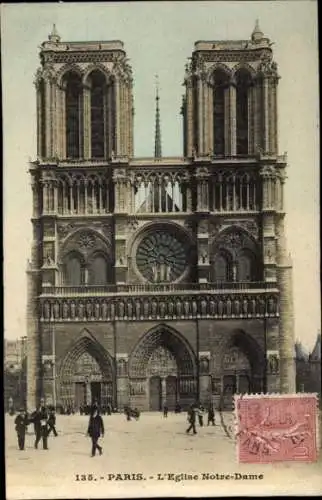Ak Paris IV Ile de la Cité, Cathédrale Notre Dame