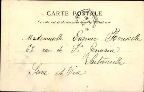 Ak Paris XIX Buttes Chaumont, Pont Fatal