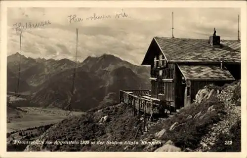 Ak Tirol Österreich, Pfrontenhütte am Augenstein