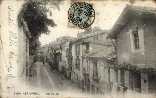 Ak Périgueux Nouvelle-Aquitaine Dordogne, Rue du Lys