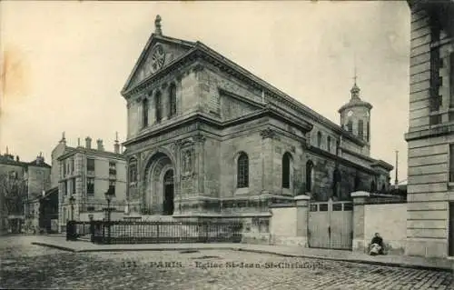 Ak Paris, Eglise St-Jean-St-Christoph