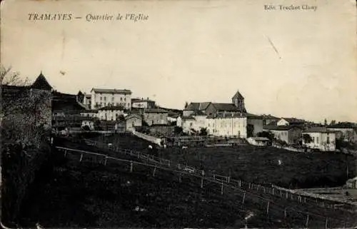Ak Tramayes Saône-et-Loire, Quartier de l'Eglise